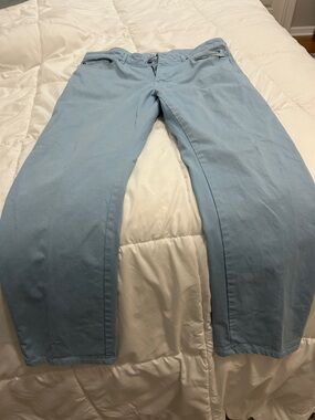 Peter Millar Light Blue Casual Pants